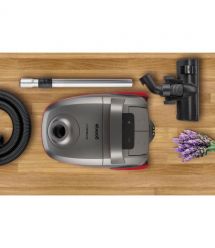 Gorenje Пылесос мешковый, 700Вт, мешок-3л, HEPA, щетка Xpand Zone, turbo brush, телескоп, черный графит
