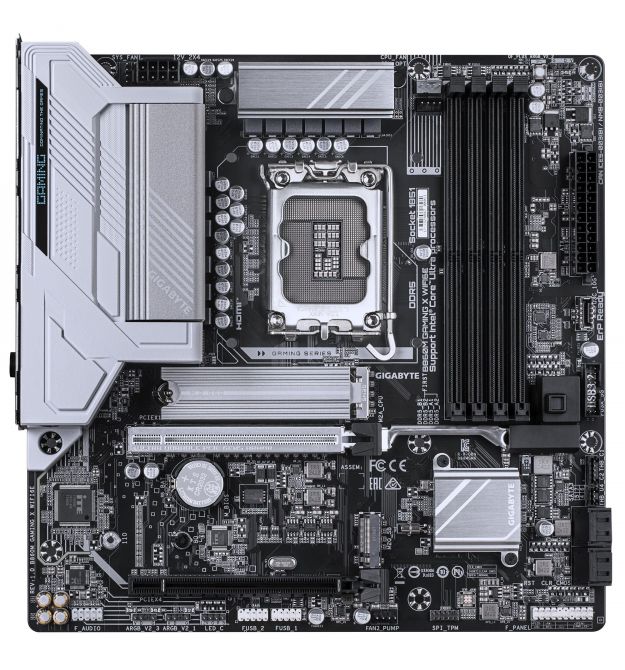 Gigabyte Материнская плата B860M GAMING X WIFI6E s1851 B860 4xDDR5 M.2 Wi-Fi BT HDMI DP Type-C mATX