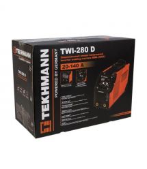 TEKHMANN Зварювальний апарат інверторний їTWI-280 D 280А 5.2кВт 170-270В форсування дуги 3кг