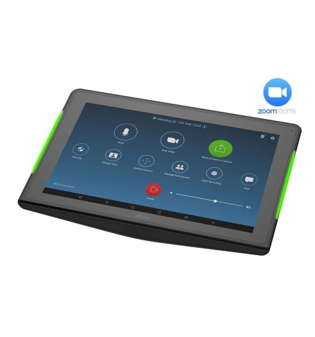AVER Контроллер CP10 G2, Android 10, дисплей 10.1', PoE+, Zoom Rooms, черный