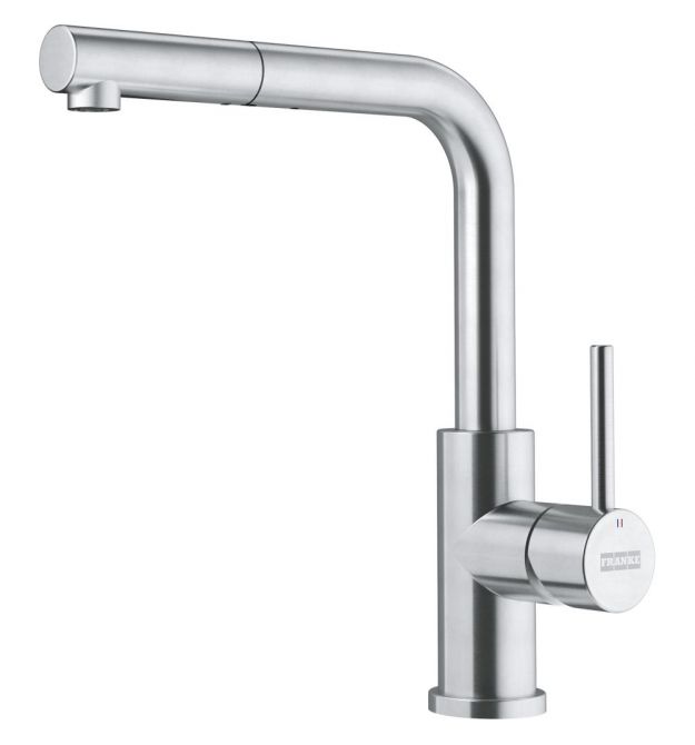 Franke Смеситель для кухни Smart Glenda, дл.излива - 225мм, вытяжной, 1 рычаг, нерж