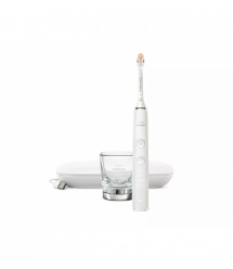 Philips Щетка зубная электр. Sonicare DiamondClean 9000 Series, 62т. колеб/мин, насадок-1, футляр, Bluetooth, белый