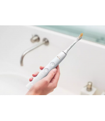 Philips Щетка зубная электр. Sonicare DiamondClean 9000 Series, 62т. колеб/мин, насадок-1, футляр, Bluetooth, белый