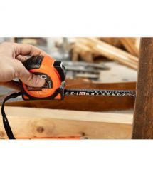 Neo Tools Рулетка Super Black, 7.5мx25мм, с фиксатором сматывания, магнит