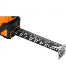 Neo Tools Рулетка Super Black, 5мx19мм, с фиксатором сматывания, магнит