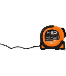 Neo Tools Рулетка Super Black, 10мx25мм, с фиксатором сматывания, магнит