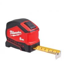 Milwaukee Рулетка Tape Measure Autolock, 5мх25мм, с фиксатором сматывания, АБС-пластик