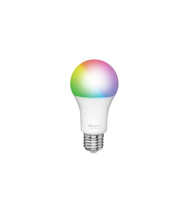 Trust Лампа умная E27 470 Lumen, 1800-6500k, RGBCW, белый