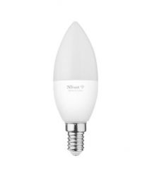 Trust Лампа умная E14 470 Lumen, 1800-6500k, RGBCW, белый