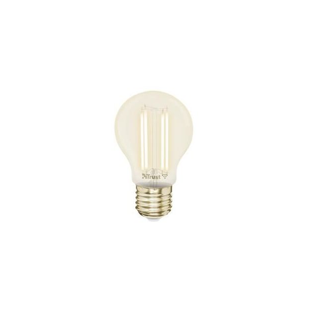 Trust Лампа умная E27 LED FILAMENT 470 Lumen, 1800-2700k, белый