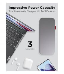 Lenovo Портативное зарядное устройство Power Bank 20000 mAh, Go USB-C Laptop, Thunder Black