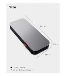 Lenovo Портативное зарядное устройство Power Bank 20000 mAh, Go USB-C Laptop, Thunder Black