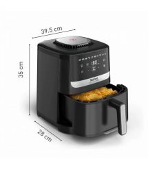 Tefal Мультипечь Easy Fry Silence, 1670Вт, чаша-5л, сенсорное управл., пластик, черный