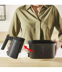 Tefal Мультипечь Easy Fry Silence, 1670Вт, чаша-5л, сенсорное управл., пластик, черный