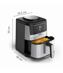 Tefal Мультипечь Easy Fry Silence, 1670Вт, чаша-5л, сенсорное управл., пластик, нерж. сталь, черный
