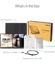 ASUS Монитор портативный 15.6" ZenScreen MB16ACE USB-C, IPS, Case
