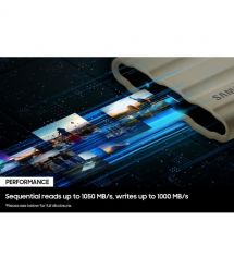 Samsung Портативный SSD 2TB USB 3.2 Gen 2 Type-C T7 Shield