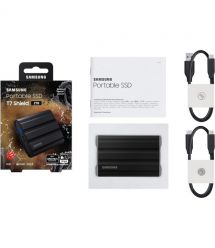 Samsung Портативный SSD 2TB USB 3.2 Gen 2 Type-C T7 Shield