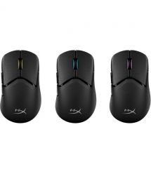 HyperX Мишь Pulsefire SAGA PRO, RGB, USB-A/WL/BT, черный