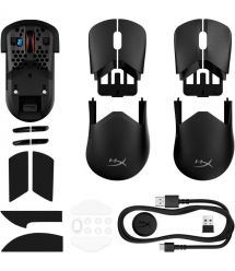 HyperX Мишь Pulsefire SAGA PRO, RGB, USB-A/WL/BT, черный