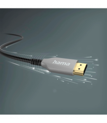 HAMA Кабель HDMI (AM/AM), 10м, 4K, active, черный