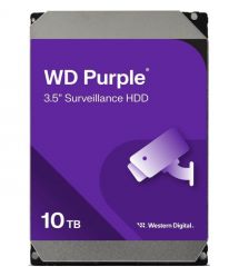 WD Жесткий диск 10TB 3.5" 7200 512MB SATA Purple Pro Surveillance