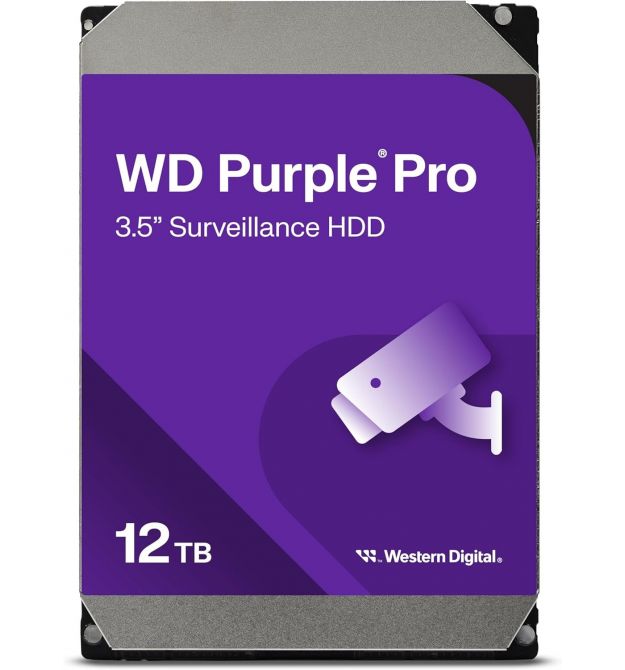 WD Жесткий диск 12TB 3.5" 7200 512MB SATA Purple Pro Surveillance