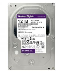 WD Жесткий диск 12TB 3.5" 7200 512MB SATA Purple Pro Surveillance