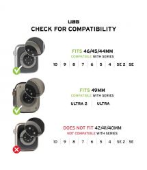 UAG Ремешок для Apple Watch Ultra 2/Ultra-49-45-44-42mm, Civilian, Titanium