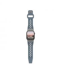UAG Ремешок для Apple Watch Ultra 2/Ultra-49-45-44-42mm, Monarch, Cloud Blue/Titanium