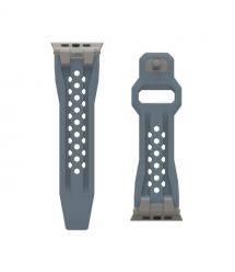 UAG Ремешок для Apple Watch Ultra 2/Ultra-49-45-44-42mm, Monarch, Cloud Blue/Titanium