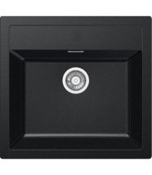 Franke Мойка кухонная Sirius тектонайт, прямоуг., без крыла, 560х530х200мм, чаша - 1, врезная, черный