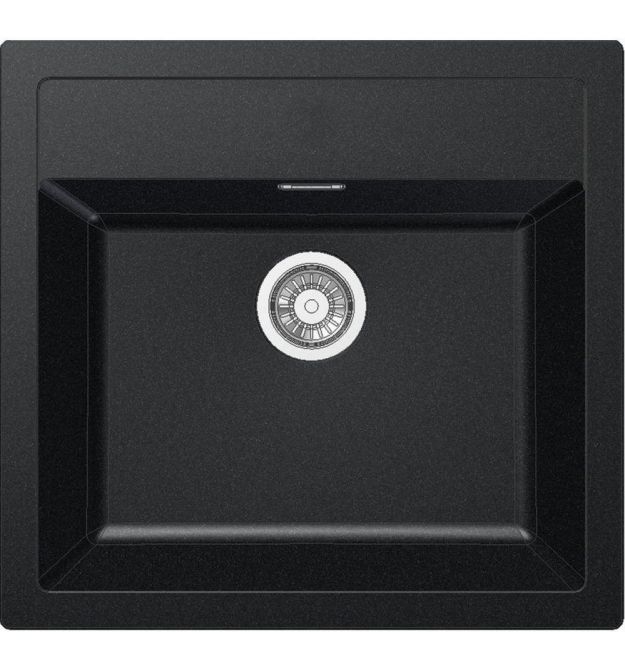Franke Мойка кухонная Sirius тектонайт, прямоуг., без крыла, 560х530х200мм, чаша - 1, врезная, черный