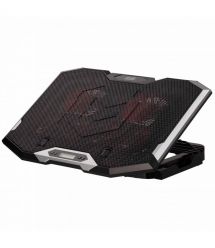 2E Gaming Подставка для ноутбука CPG-004, до 15.6", 2xUSB-A, LCD/phone holder, RGB, чёрный