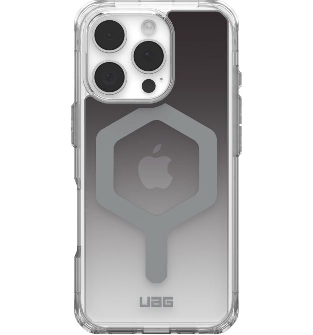 UAG Чехол для iPhone 16 Pro, Plyo Magsafe LE, Black/Clear Ombre