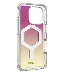 UAG Чехол для iPhone 16 Pro, Plyo Magsafe LE, Maroon/Yellow Ombre