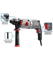 Graphite Перфоратор SDS-plus 800Вт 2.8Дж кейс 3.28кг