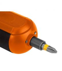 Graphite Отвертка аккумуляторная 4В1Х1.5А·час 4.5Нм 230об·мин 20 бит кейс 0.23кг