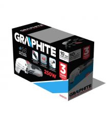 Graphite Многофункциональный инструмент реноватор 250Вт 15000-21000об/мин 1.35кг кейс Graphite Многофункциональный инструмент реноватор 250Вт 15000-21000об/мин 1.35кг кейс