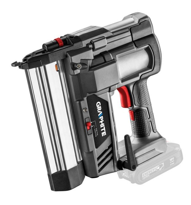 Graphite Гвоздозабиватель аккумуляторный Energy+ 18В гвозди до 50мм скобы до 40мм 2.64кг без АКБ и ЗП