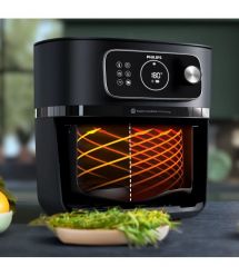 Philips Мультипечь Combi XXL Connected 2200Вт, чаша-8.3л, сенсорное управл., 22 авто. программ, пластик, белый