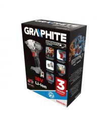 Graphite Гайковерт ударный Energy+ 18В бесщеточный 2600об·мин 330Нм 1/2" 0.9кг без АКБ и ЗП