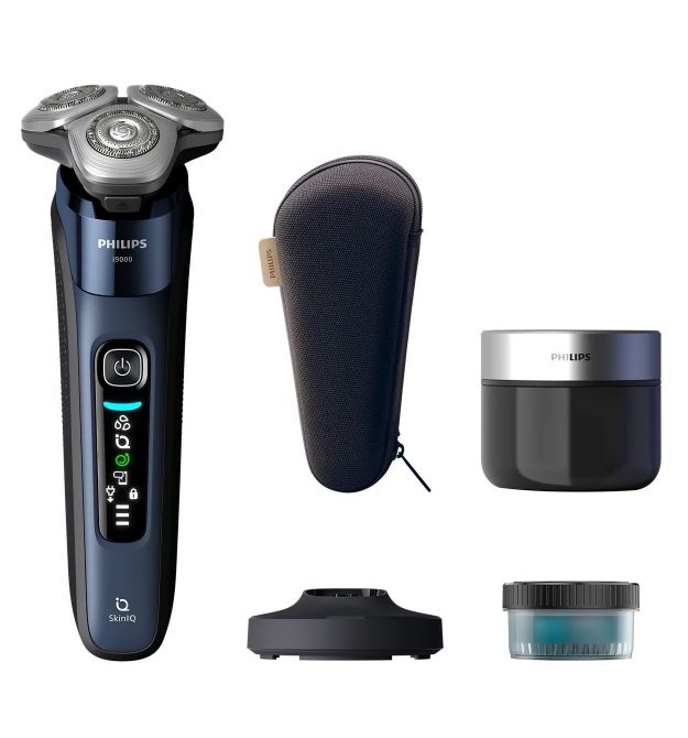 Philips Бритва електр. Series i9000 Prestige SkinIQ роторная, бритв.головок-3, Li-Ion, сух.+