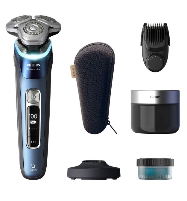 Philips Бритва електр. Series i9000 Prestige SkinIQ роторная, бритв.головок-3, Li-Ion, сух.+