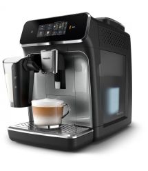 Philips Кофемашина Series 2300 LatteGo, 1.8л, зерно+мол., автомат.капуч, дисплей, авторецептов -4, черный