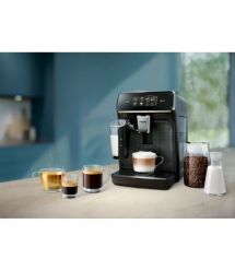 Philips Кофемашина Series 2300 LatteGo, 1.8л, зерно+мол., автомат.капуч, дисплей, авторецептов -4, черный