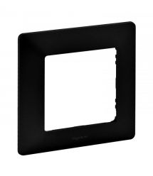 Legrand Рамка 1 пост Valena Life, матовый черный Рамка 1 пост Legrand Valena Life, матовый черный