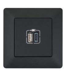 Legrand Рамка 1 пост Valena Life, матовый черный Рамка 1 пост Legrand Valena Life, матовый черный