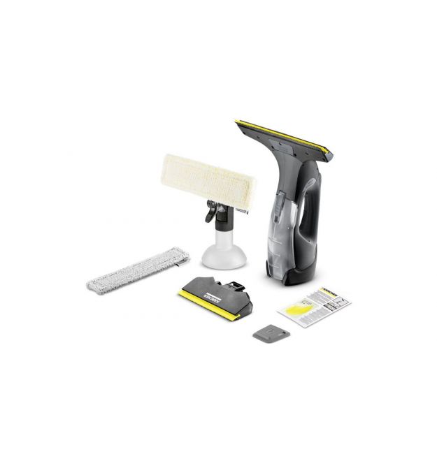 Karcher Пылесос оконный WV 5 Plus, вода -0.1л, автон. раб. до 35мин, вес-0.7кг, черный