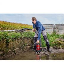 Einhell Насос дренажный GE-DP 900 Cut, 900Вт, 16000л·ч, выс. под. 11.5м, погружение 7м, 12.8кг